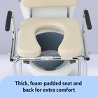 Medline Guardian Padded Drop Arm Commode - Model   G98204