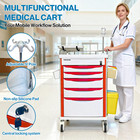 Medical Crash Cart With Emergency Accessory  Mobile Emergency Cart For Hospitals