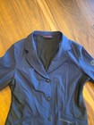 Horseware Show Coat Women s Medium 8 Equestrian Jacket Navy Blue Washable