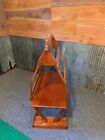 Solid Mahogany Saddle Rack For Sale  Hand Made  42  Tall X 18  Wide At Base X 27