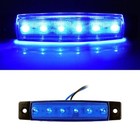 12 Pcs Marine Boat Led Deck Courtesy Lights Waterproof Blue Stern Transom Light