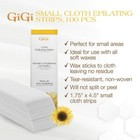 Gigi Small Cloth Epilating Strips For Face And Bikini Hair Waxing hair Removal 