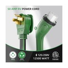 50 Amp 25 Feet Rv Power Cord  Heavy Duty 6 3   8 1 Gauge Stw 50a Generator Co   