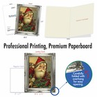 1 Jumbo Merry Christmas Greeting Card - Picture-perfect Santas J1746dxsg