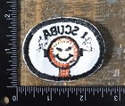 Vintage I Scuba Diving Ocean Water Diver Smiley Face Embroidered Sew-on Patch