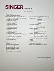 Singer Sewing Machine Instruction Manual  Model 66 Reprint Free Shipping