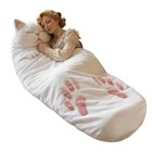 Adult Soft Sleeping Bag     Plush Cat Envelope Sleeping Bag For Camping Ho T