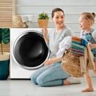 Electric Tumble Compact Laundry Dryer Stainless Steel Wall Mounted 1 5 Cu  ft 