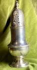 1735 George Ii Sterling Silver Sugar Caster Engraved Image Samuel Wood London