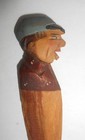 Carved Wooden Folk Art Bookmark