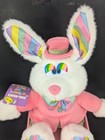 Musical Animated Singing Dancing Twist Plush Bunny Easter Vtg Nos Rainbow Kmart