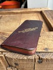 Vintage Maple City Soap Works Monmouth Illinois Leather Pocket Date Book 1904