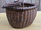 Early Miniature Basket Primitive Miniature Country Basket  8