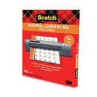 Scotch Tp3854100 9  X 11 5  3 Mil Laminating Pouches - Gloss Clear  100 pk  New