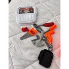 9 Pcs  Kids Tool Set Pretend Play Workshopcinstruction Repair Kit With Storage