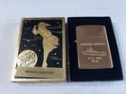 Vtg 1984 Zippo Lighter Solid Brass Special Edition U s s Iowa Bb-61 New In Box