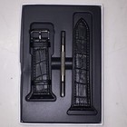 Fullmosa Apple Watch Band - Series 2 - Black Leather - 38mm - New