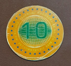 Supreme 10  Cents  Pog Efi naafi aafes Very Fine Condition