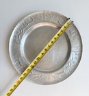 Vtg Mcm Everlast Hand Forged Hammered Aluminum Metal Deer 15  Round Tray Platter