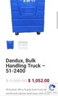 Laundry Cart Bin Commercial Wheels Bulk Large Dandux Handling Truck Industrial