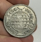 Xf 1809-r Brazil 640 Reis Silver Coin  Extra Fine