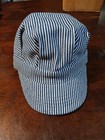 Blue Train Conductor Engineer Hat For Toddlers And Infants Railroad Party