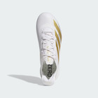 Ie6287 Adidas Adizero Electric Football Cleats Mens Size 10 White Gold Metallic