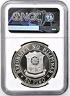 1982-fm Philippines 50 Piso Bataan Corregidor Silver 0 925 Km  236 Ngc Pf 68uc
