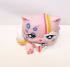 Littlest Pet Shop Lps Persian Cat   1436 Pink Rainbow Postcard Pet Hasbro