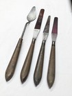 Vtg Flexible Painting Knives Set Japan Frederic Taubes Permanent Pigments 