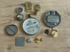 Hospital Junk Drawer Lot Pinback Button Pin Badge Award Fob Ornament Vintage