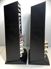 Laserline Vhs Storage Rack - Lot Of 2 Towers - Holds 13 Tapes Each - Black