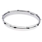 1 Pair Alloy Snare Drum Hoop For 14   Snare Drum Percussion Instrument 