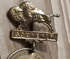 Antique 1901 Pan American Expo Buffalo Bison Stickpin Medal Token Buffalo Ny