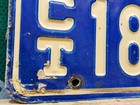 1982 Nevada Truck License Plate 18577 Clark County 1969 Base 69-71 Debossed Blue