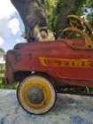 1950   s Murray City Fire Dept 740 Pedal Car Vintage Original Sad Face Jet Flow
