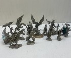 Fantasy Wizards Dragons   Castles Different Makers Pewter Figurines Lot Of 15
