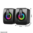 Surround Sound System Led Speakers Gaming Bass Usb Wired For Computer Pc Oy