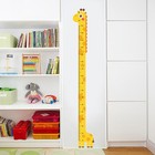1pcs Cartoon Giraffe Child Measuring Height Vision Wall Sticker Baby Room De-wq