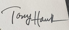 Tony Hawk Signed Autographed Index Card Coa A48459 Auto