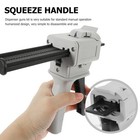 1pc Ab Point Dispensing Glue Gun For Two Component Adhesive Mixing