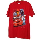 Nascar Dale Jr Shirt Large Bud Racing  Race Car Winners Circle Red Monte Carlo