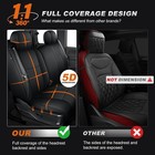 Car Seat Cover For Chevy Silverado gmc Sierra 1500  1999-2006  - Leather Cars Se