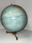 1960 s Replogle World Stereo Relief 12 Inch Raised Pedestal Globe Map W  Ussr