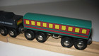 Brio Wooden Railway Polar Express Train Engine W  Passenger Coach 32501 - Thomas