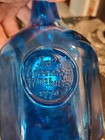 Jn Greenhow Williamsburg 1770 Cobalt Blue Glass Bottle Reproduction 