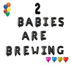 Black Letter Number Foil Balloons 16  Custom Name Phrase Word Number Party Decor