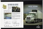 Mack Vision Trucks 6 Page Foldout Brochure Nos