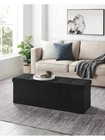 43 Inches Folding Storage Ottoman Bench Ottoman With Storage Footstool