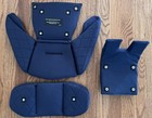Nuna Exec Organic Cotton Infant Insert Set Wedge Car Seat Blue New